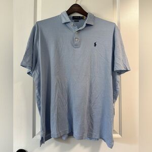 Polo by Ralph Lauren Men's Blue Striped Shirt  XL